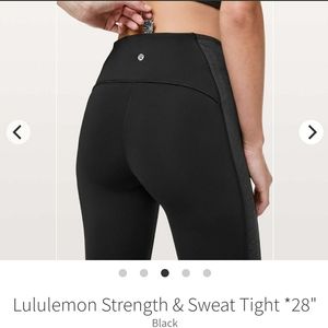 Lululemon Strength & Sweat Tight 28"